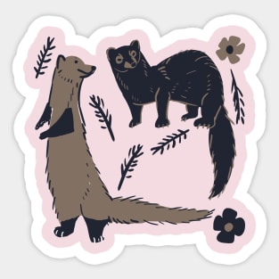 Fisher Martens Pattern in pink Sticker